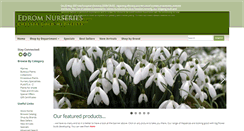 Desktop Screenshot of edrom-nurseries.co.uk